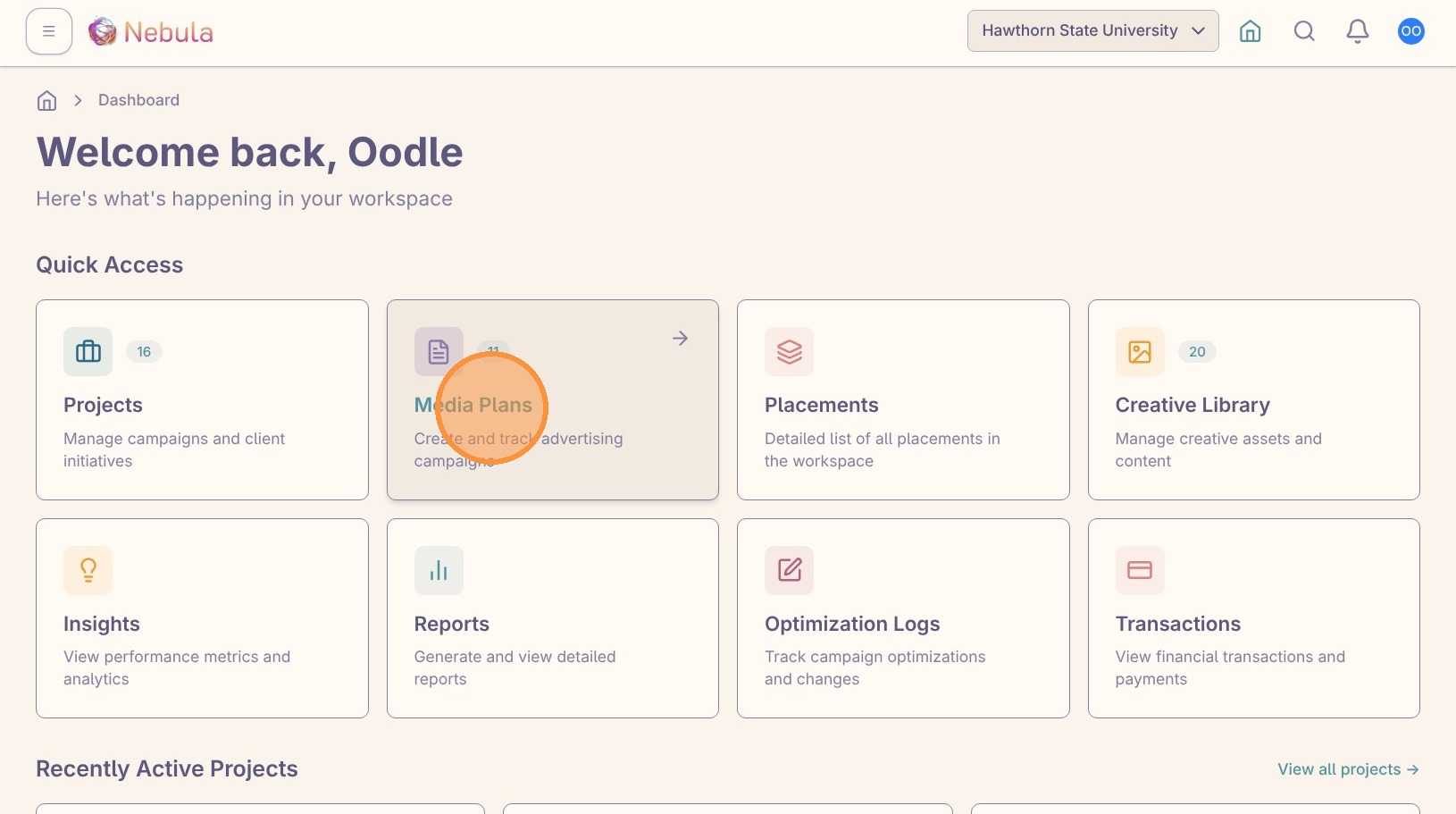 Create a new media plan screenshot 1