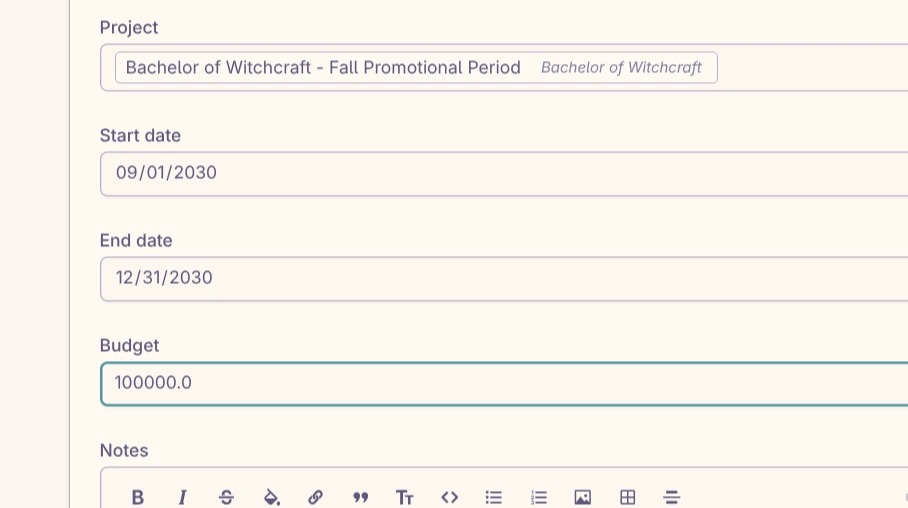 Create a new media plan screenshot 6