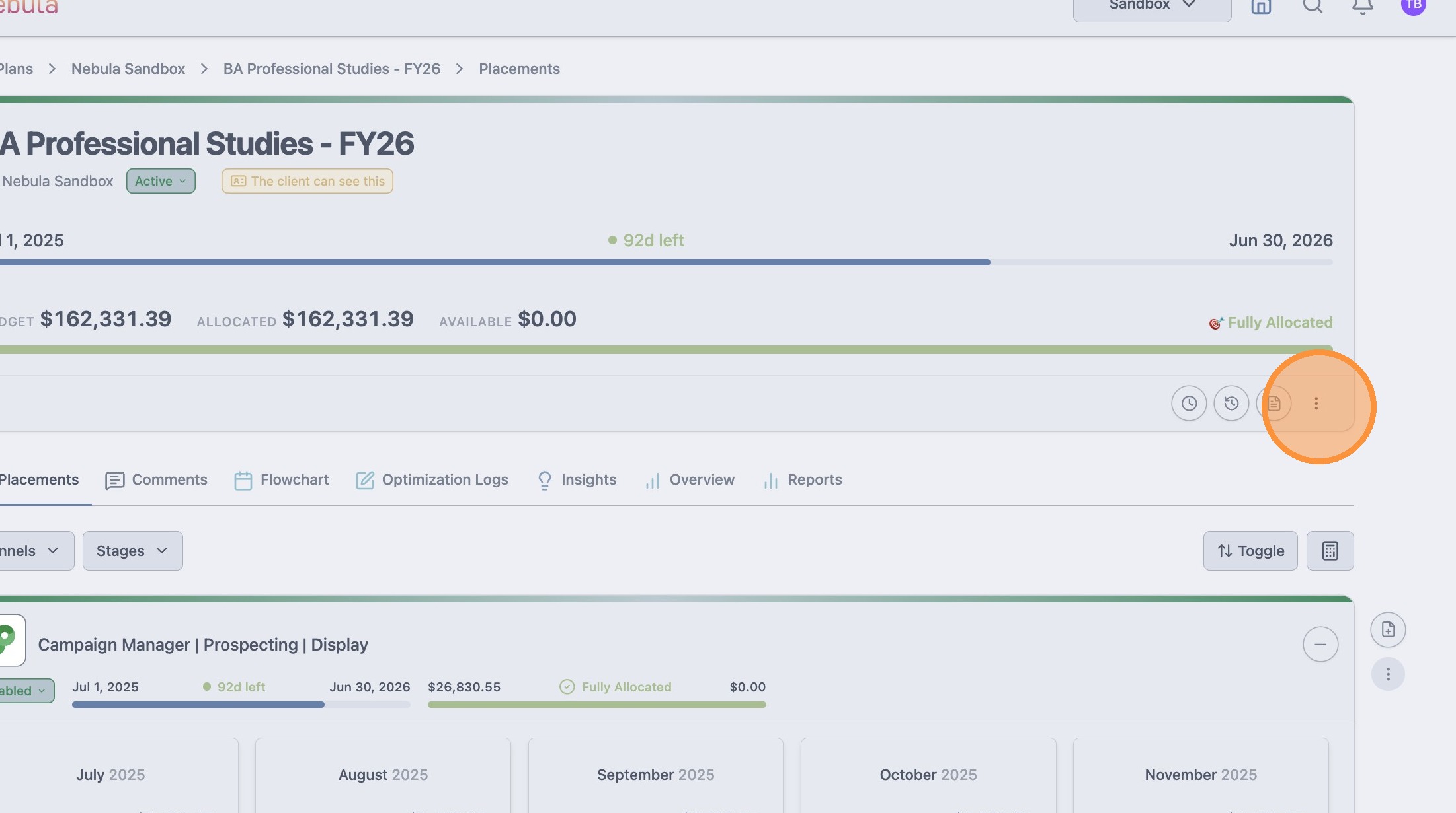 Duplicate a media plan screenshot 2