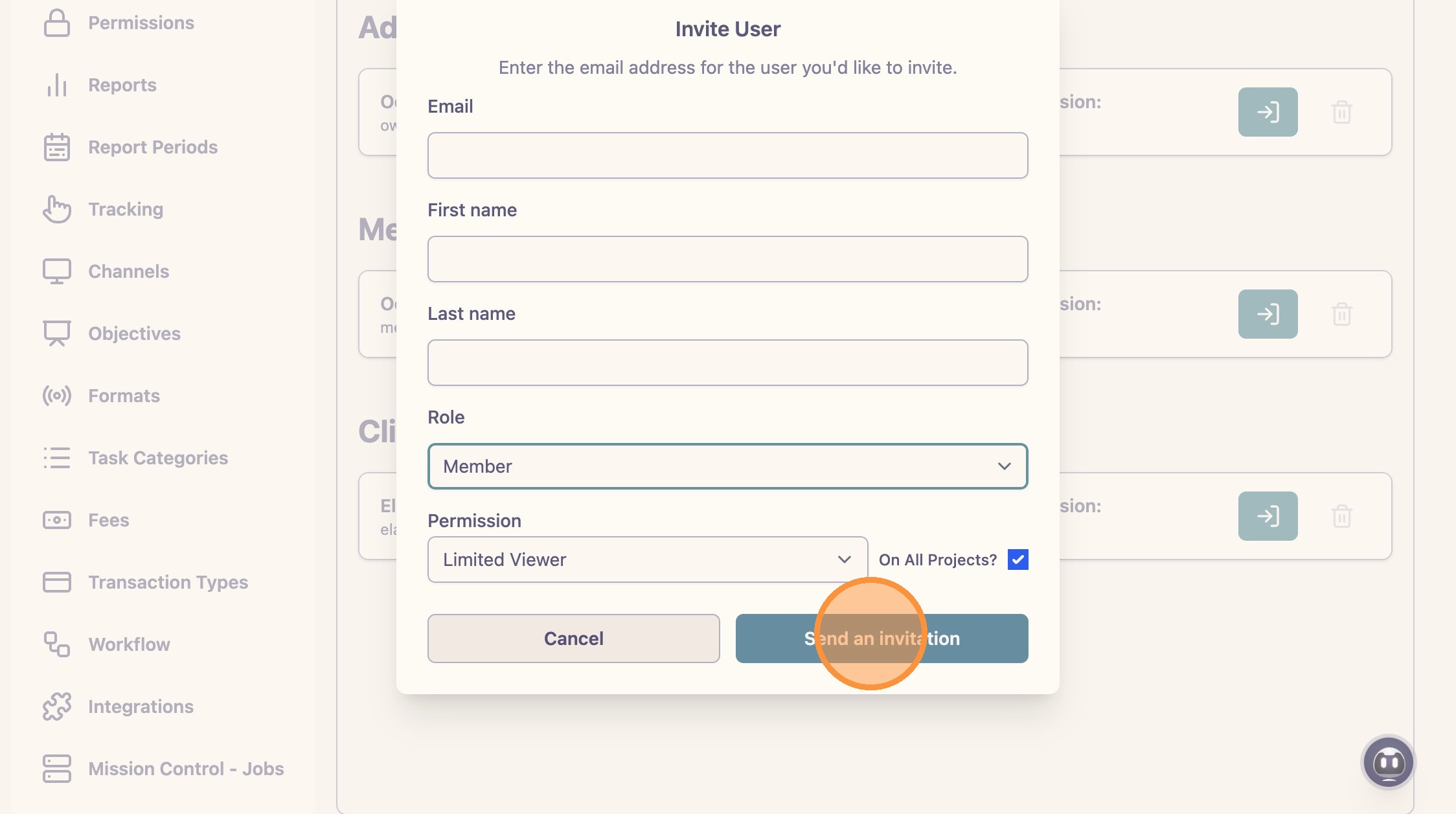 Managing workspace settings and integrations screenshot 3